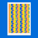 Snámha - Lou Rowland / Riso Print